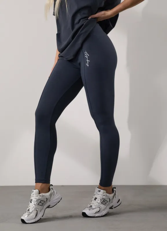 Gym King Reset Jersey Legging - Midnight Blue sold by The Gym King