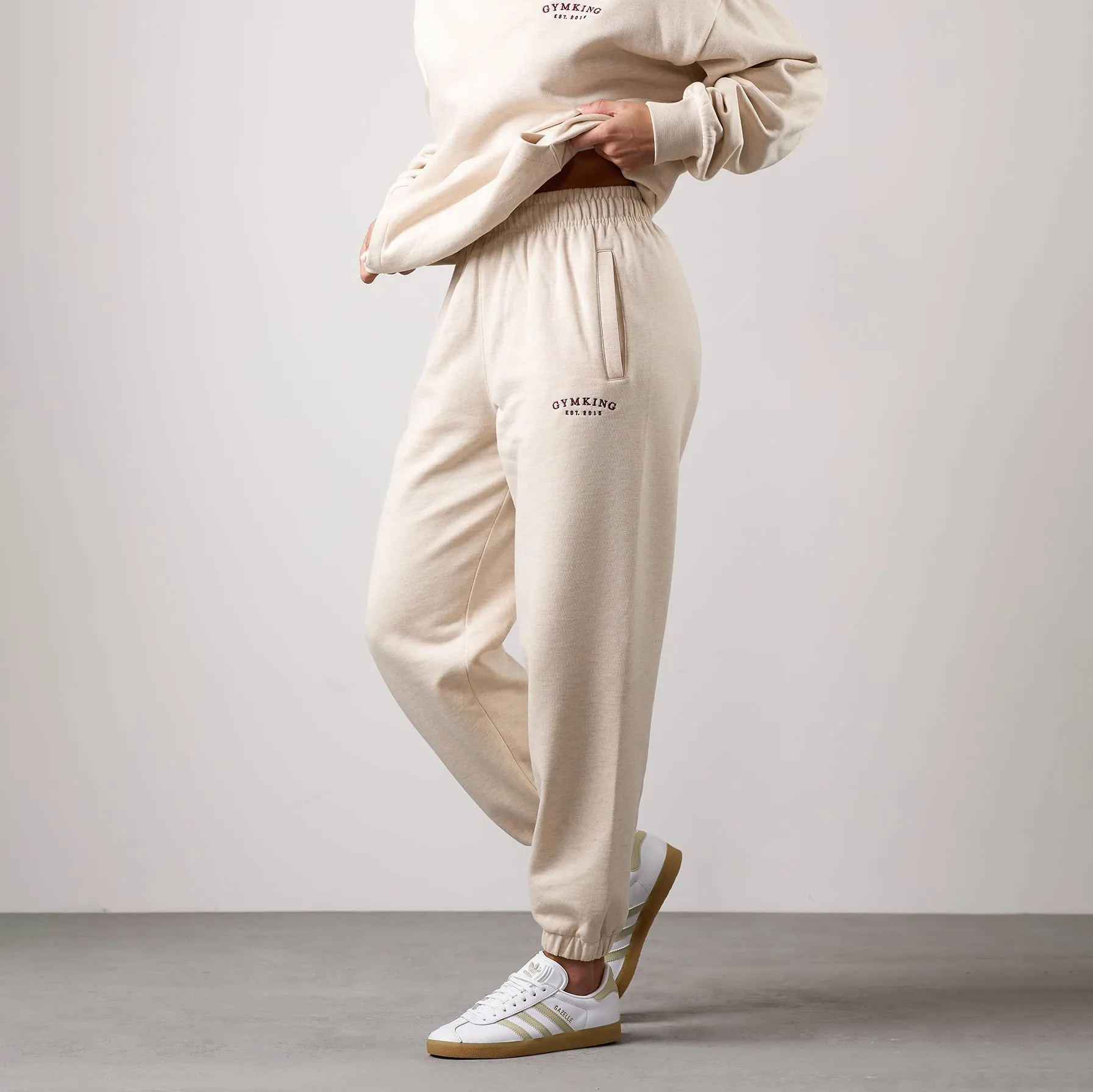 Gym King Compose Relaxed Fit Jogger - Butterscotch Marl sold by The Gym King product image thumbnail 2