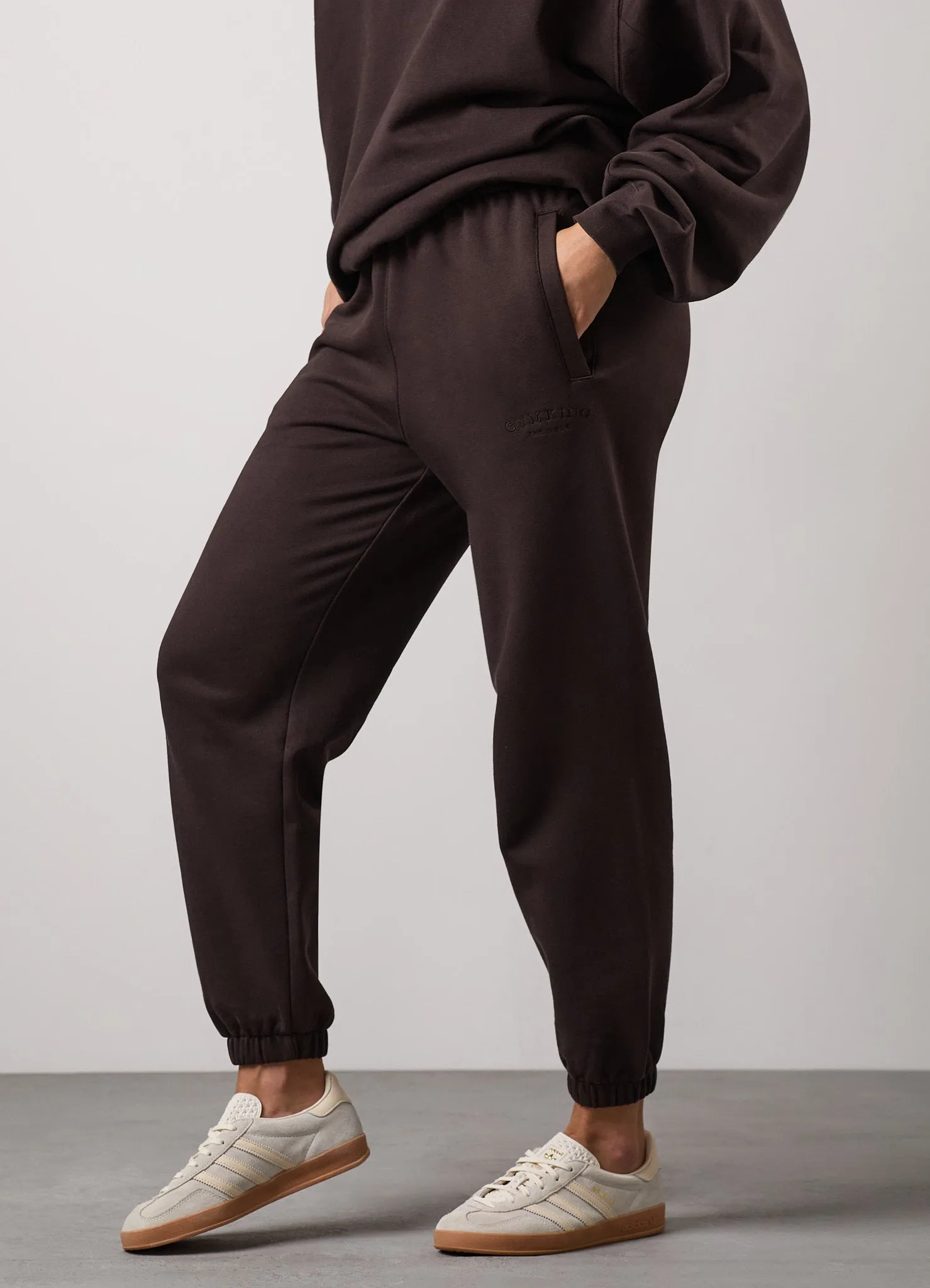 Gym King Compose Relaxed Fit Jogger - Cocoa sold by The Gym King