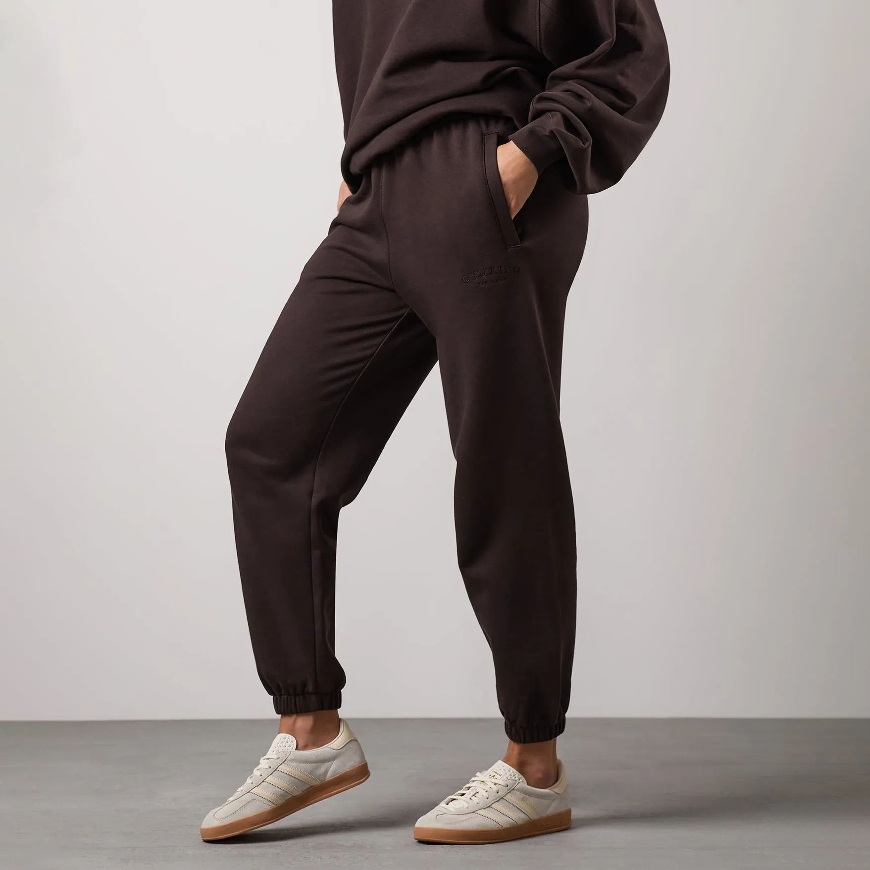Gym King Compose Relaxed Fit Jogger - Cocoa sold by The Gym King product image thumbnail 2