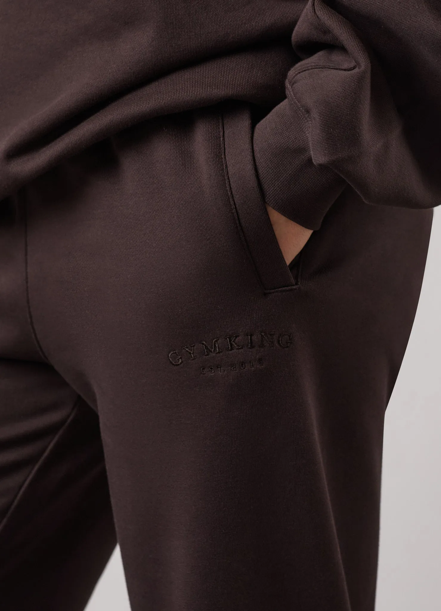 Gym King Compose Relaxed Fit Jogger - Cocoa sold by The Gym King product image thumbnail 4