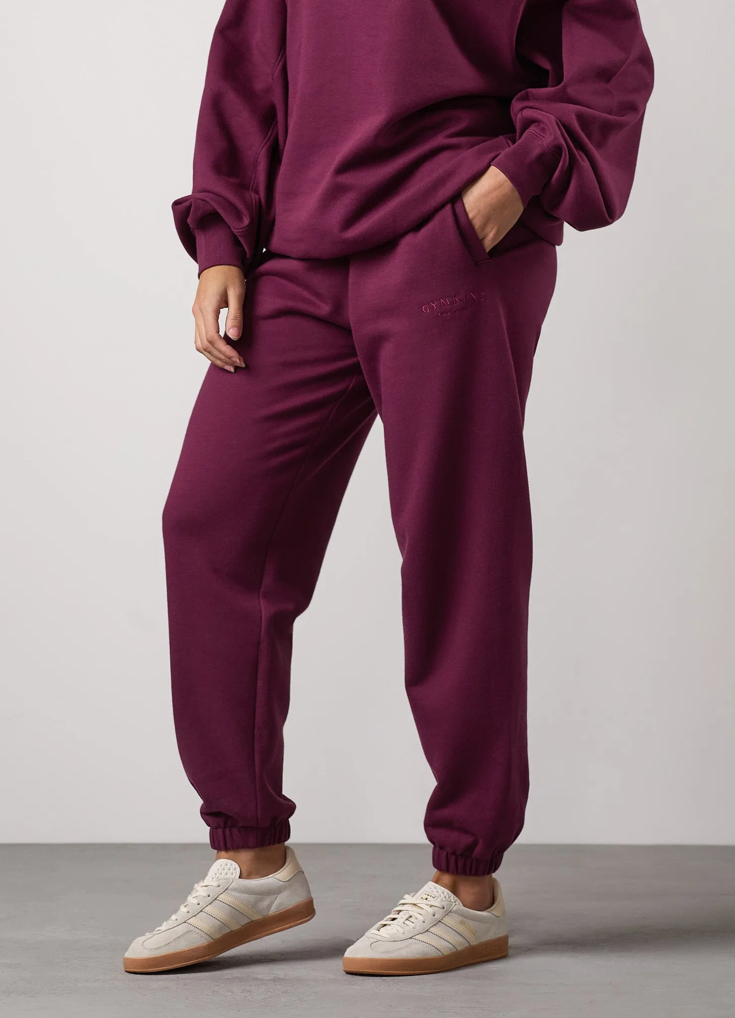 Gym King Compose Relaxed Fit Jogger - Fig sold by The Gym King