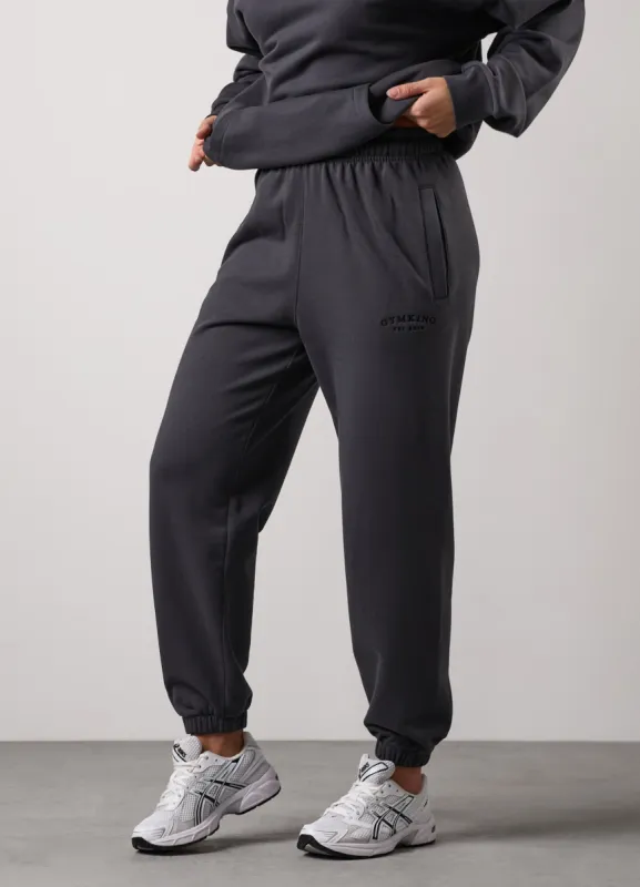 Gym King Compose Relaxed Fit Jogger - Dark Pewter sold by The Gym King