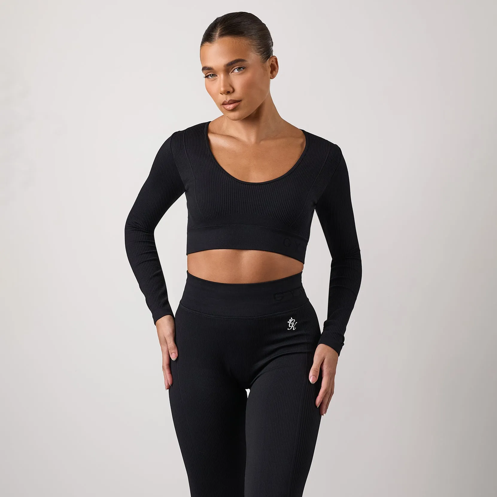 Gym King Formation Long Sleeve Tee - Black sold by The Gym King product image thumbnail 4