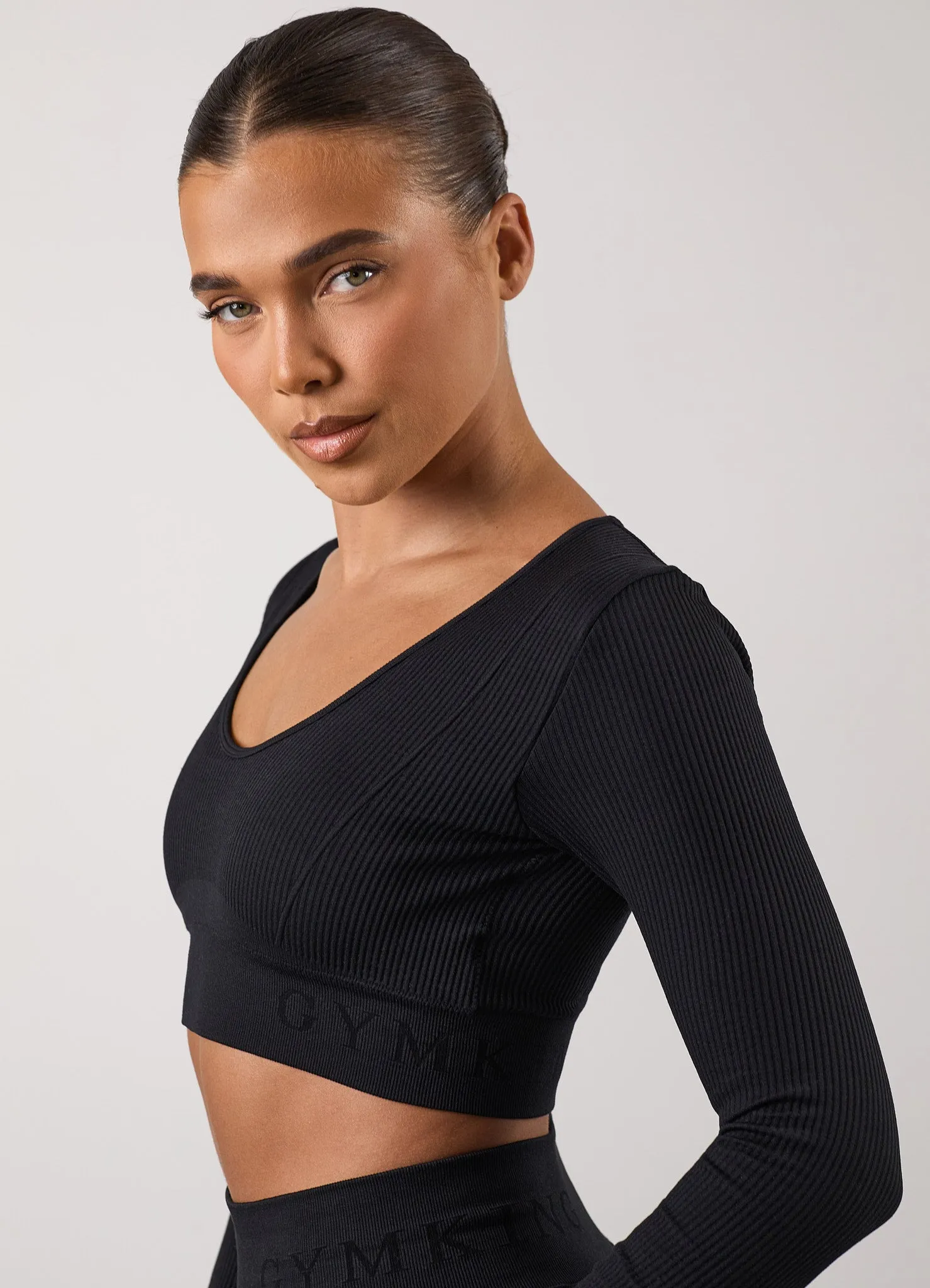 Gym King Formation Long Sleeve Tee - Black sold by The Gym King product image thumbnail 5