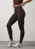 Gym King Formation Rib Legging - Cocoa sold by The Gym King