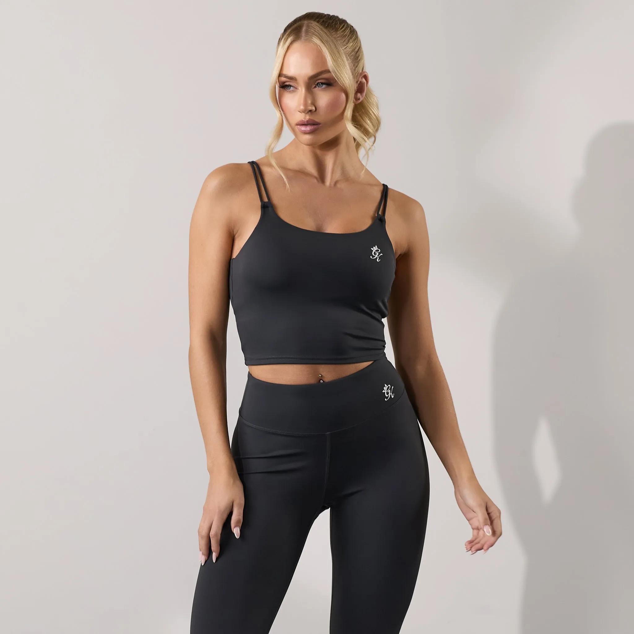 Gym King 365 Long Line Tank - Dark Pewter sold by The Gym King product image thumbnail 2