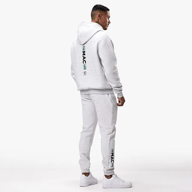 Gym King TML Fleece Tracksuit - Snow Marl sold by The Gym King product image thumbnail 2