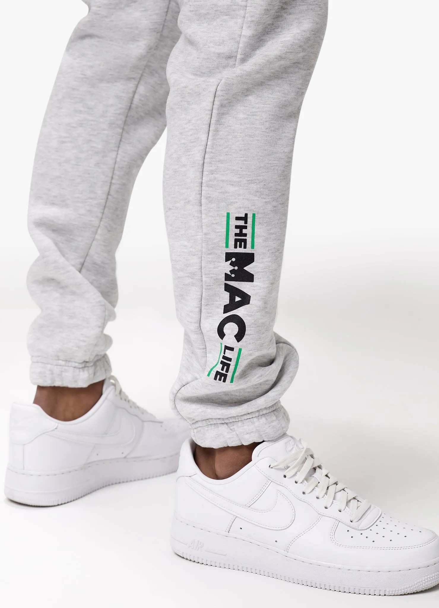 Gym King TML Fleece Jogger - Snow Marl sold by The Gym King product image thumbnail 4