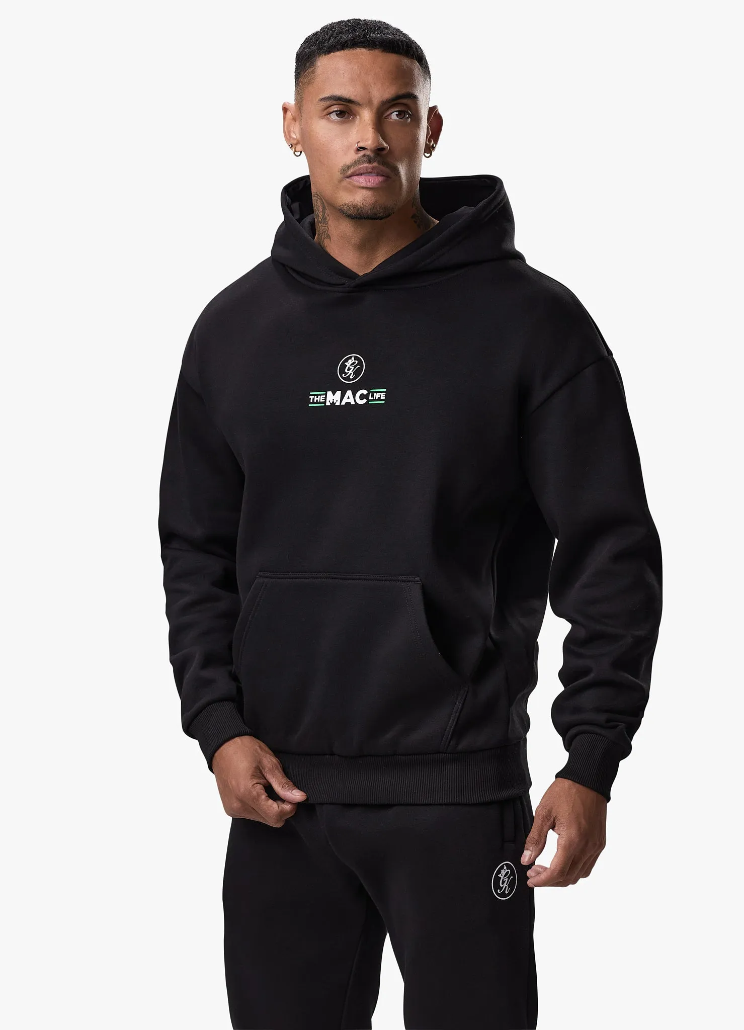 Gym King TML Fleece Hoodie - Black sold by The Gym King product image thumbnail 3