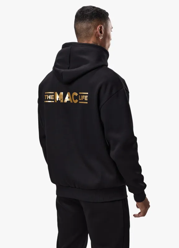 Gym King TML Fleece Hoodie - Black/Gold sold by The Gym King
