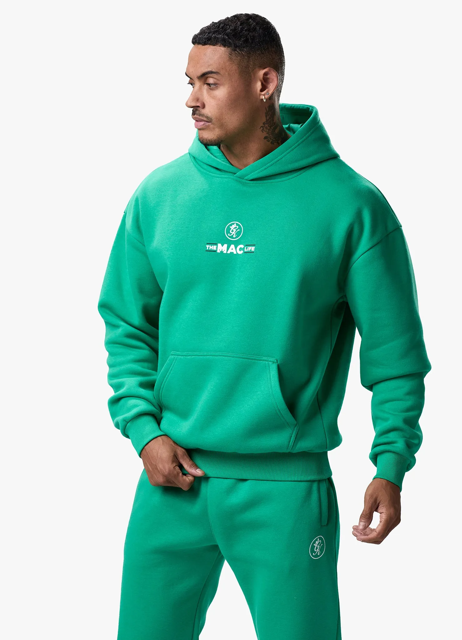 Gym King TML Fleece Hoodie - Shamrock Green sold by The Gym King product image thumbnail 3