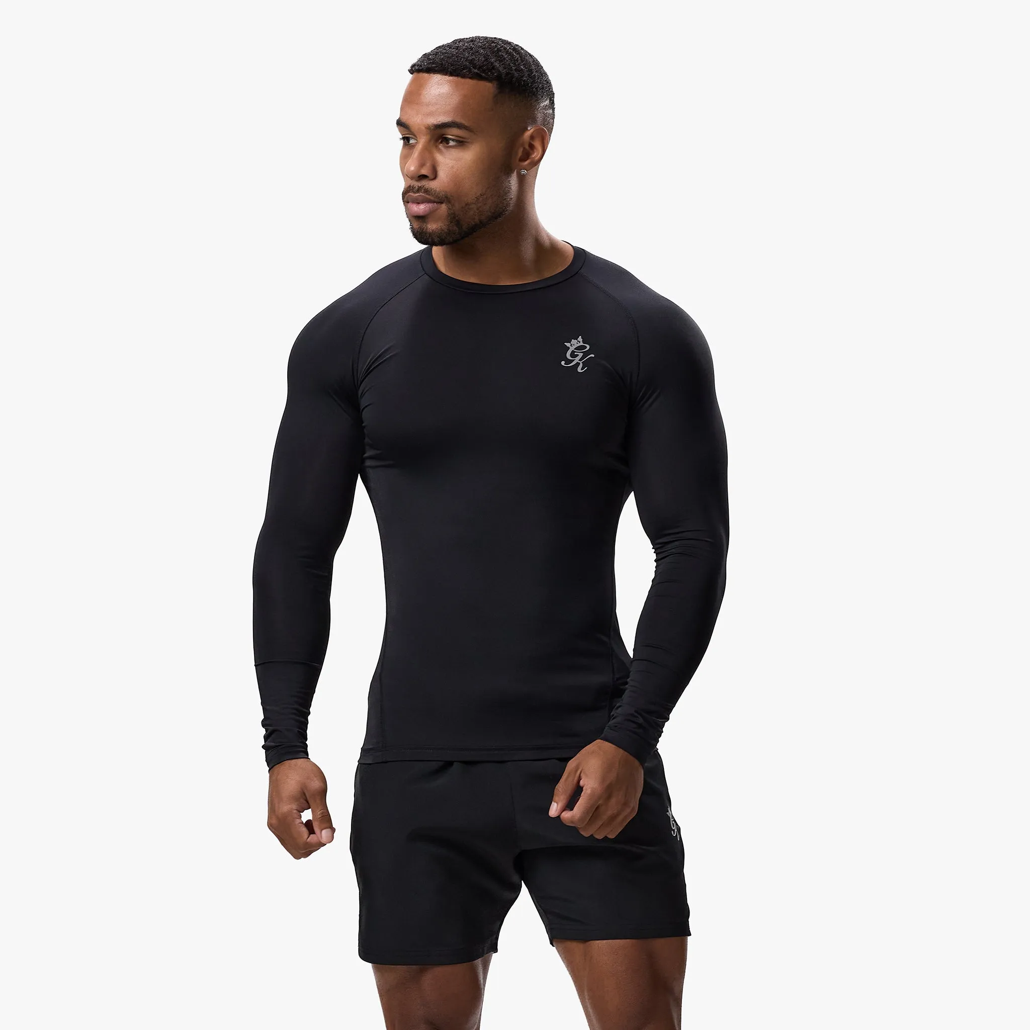 Gym King Energy Long Sleeve Base Layer - Black sold by The Gym King product image thumbnail 2