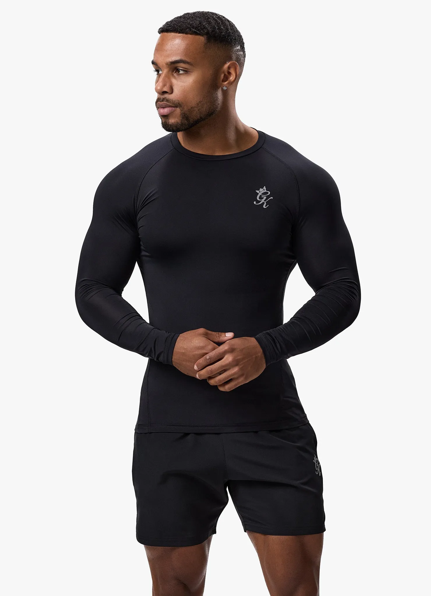 Gym King Energy Long Sleeve Base Layer - Black sold by The Gym King