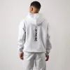 Gym King Aventus Fleece Hood - Snow Marl sold by The Gym King