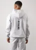 Gym King Aventus Fleece Hood - Snow Marl sold by The Gym King