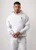 Gym King Aventus Fleece Hood - Snow Marl sold by The Gym King