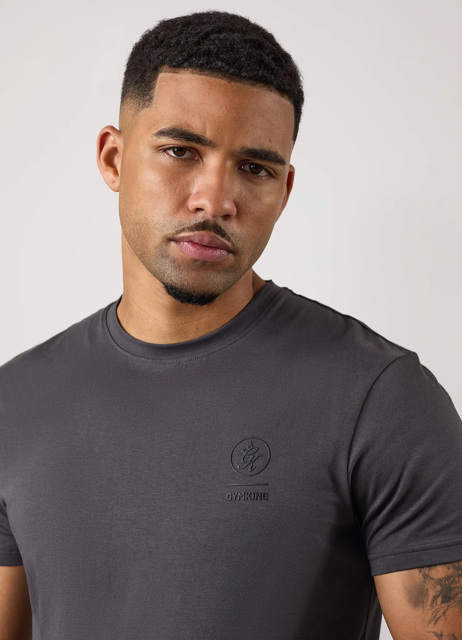 Gym King Aventus Jersey Tee - Dark Pewter sold by The Gym King product image thumbnail 5
