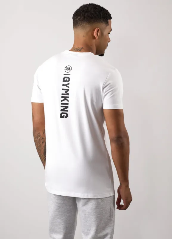 Gym King Aventus Jersey Tee - White sold by The Gym King