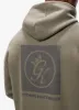 Gym King Belief Fleece Hood - Khaki sold by The Gym King