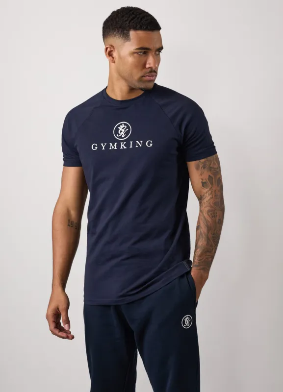 Gym King Pro Jersey Tee - Navy sold by The Gym King
