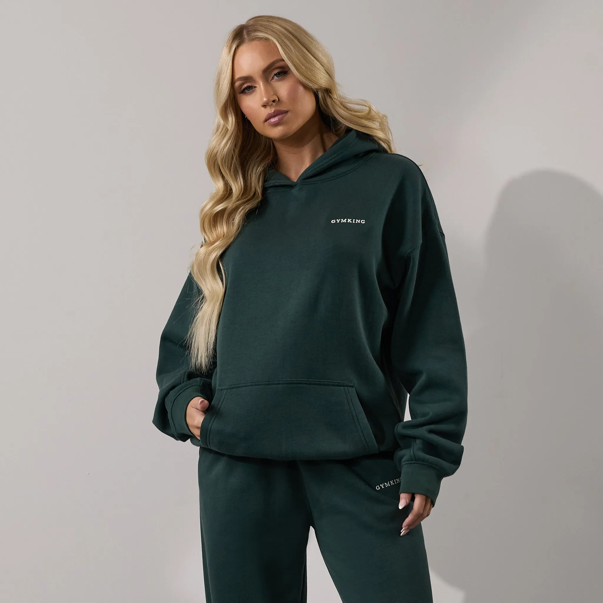 Gym King 365 Relaxed Fit Hood - Deep Forest Green sold by The Gym King product image thumbnail 2