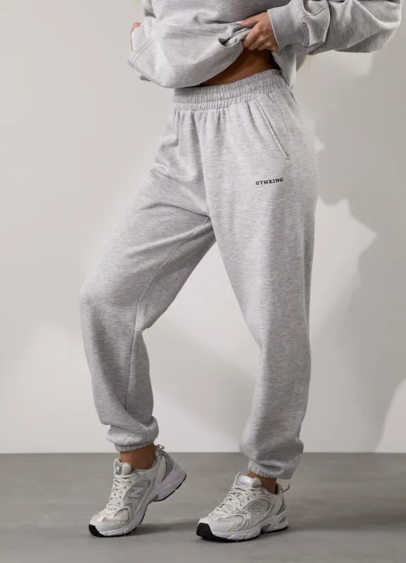 Gym King 365 Joggers - Snow Marl sold by The Gym King