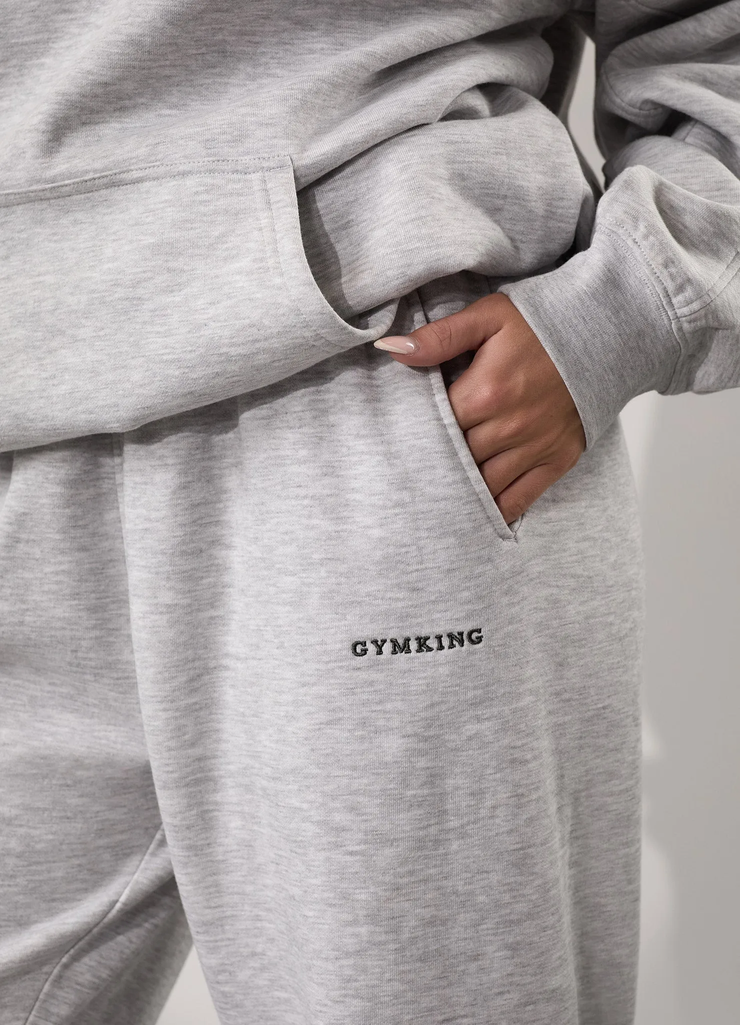 Gym King 365 Joggers - Snow Marl sold by The Gym King product image thumbnail 4