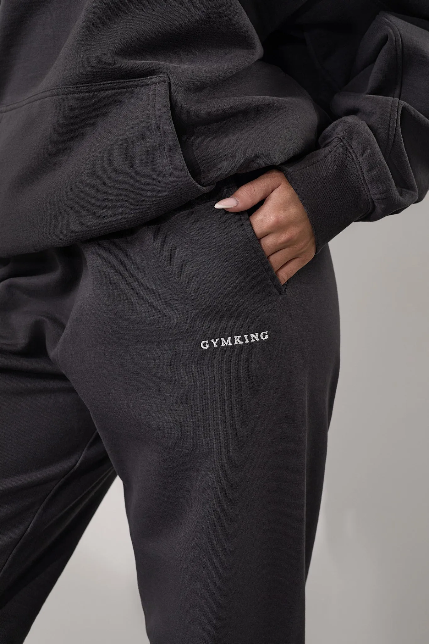 Gym King 365 Boyfriend Jogger - Dark Pewter sold by The Gym King product image thumbnail 5