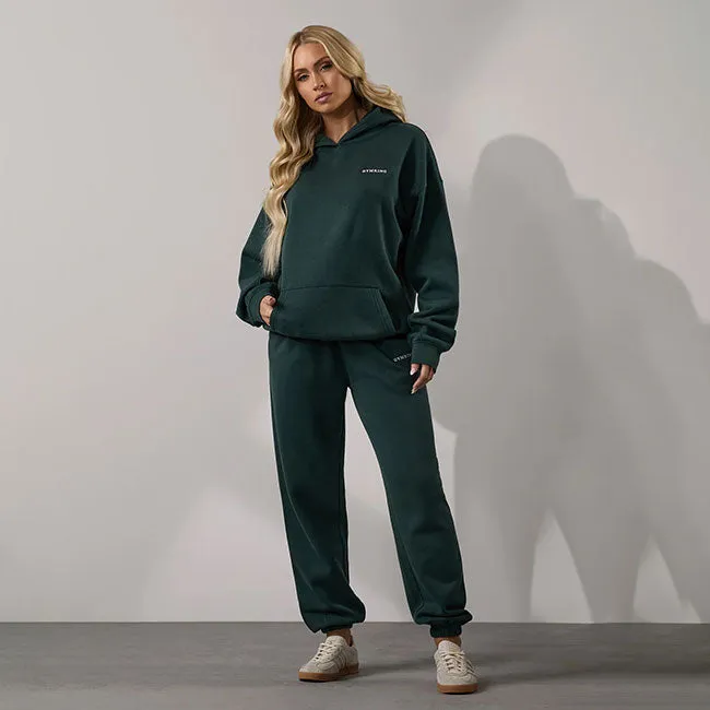 Gym King 365 Relaxed Fit Hood Tracksuit - Deep Forest Green sold by The Gym King product image thumbnail 2