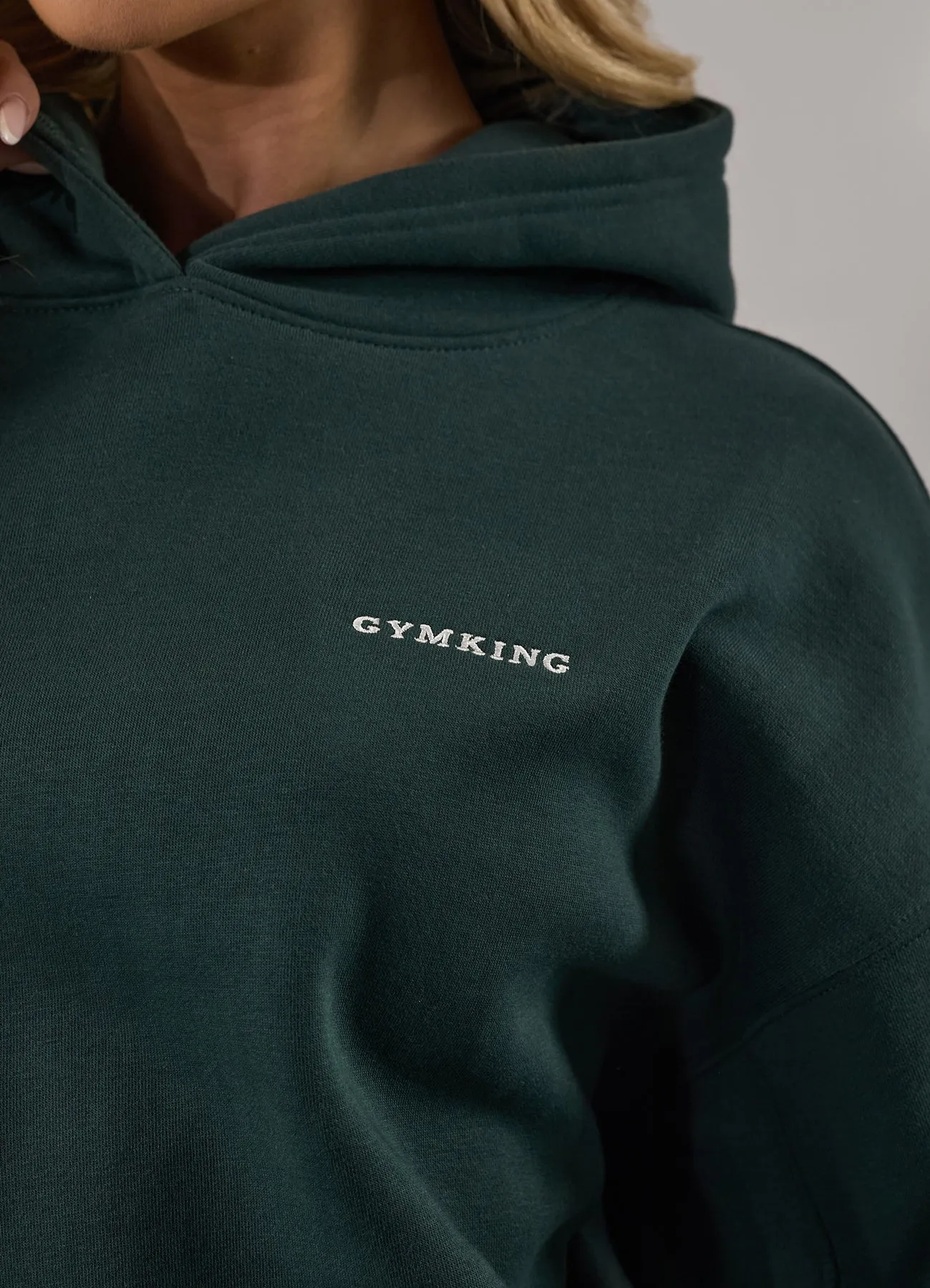 Gym King 365 Relaxed Fit Hood Tracksuit - Deep Forest Green sold by The Gym King product image thumbnail 5