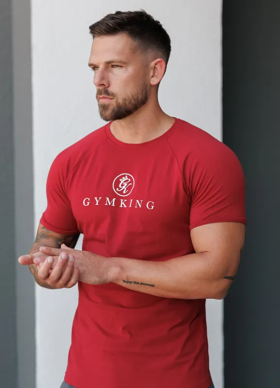 Gym King Pro Tee - Rio Red sold by The Gym King