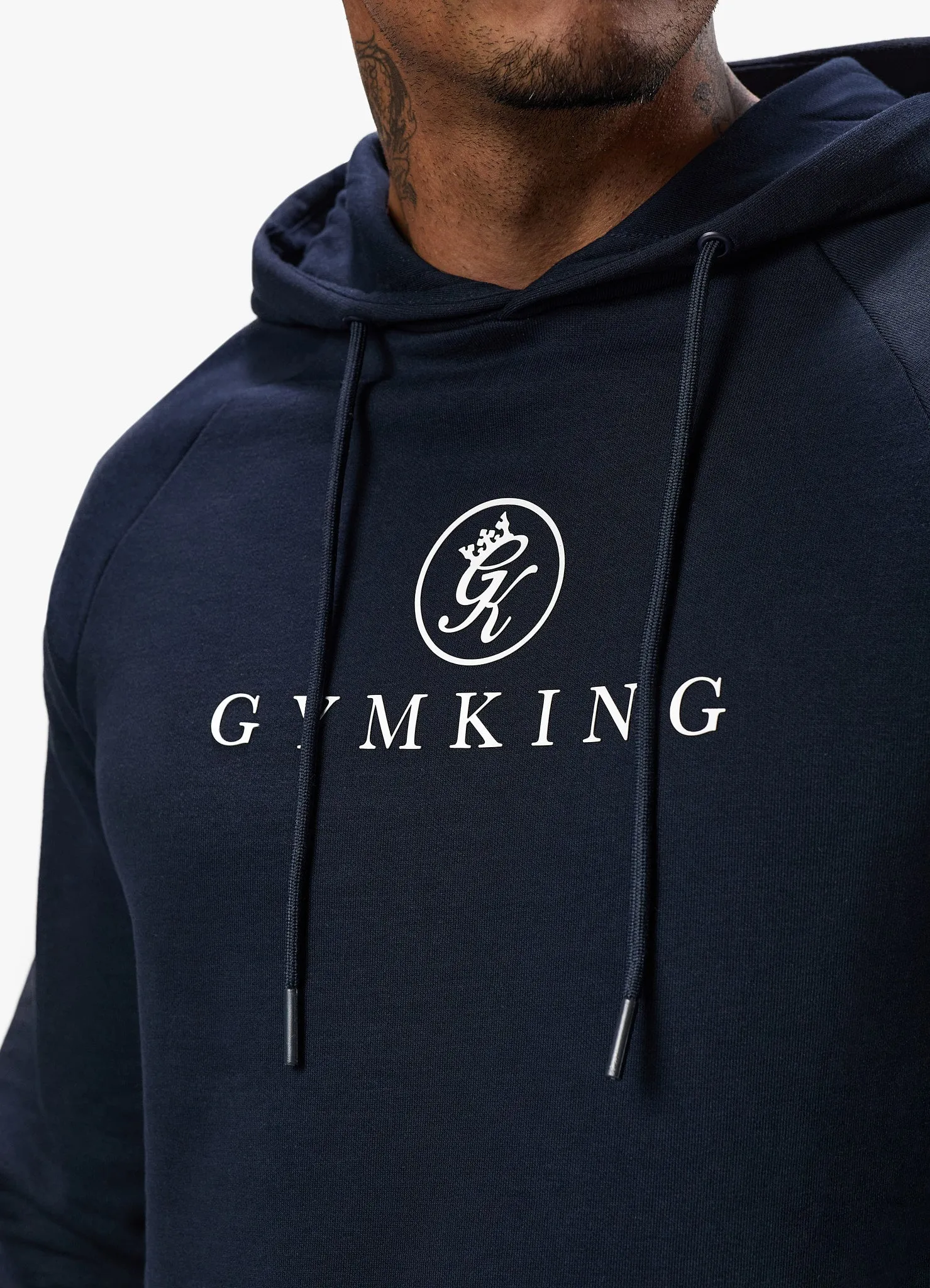 Gym King Pro Logo Hood Tracksuit - Navy sold by The Gym King product image thumbnail 5