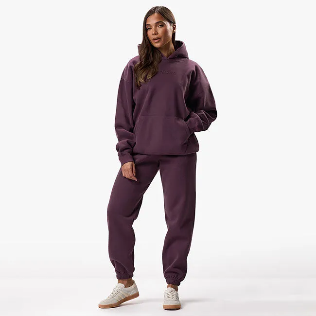 Gym King Luxe Hood Tracksuit - Deep Plum sold by The Gym King product image thumbnail 2