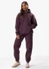 Gym King Luxe Hood Tracksuit - Deep Plum sold by The Gym King