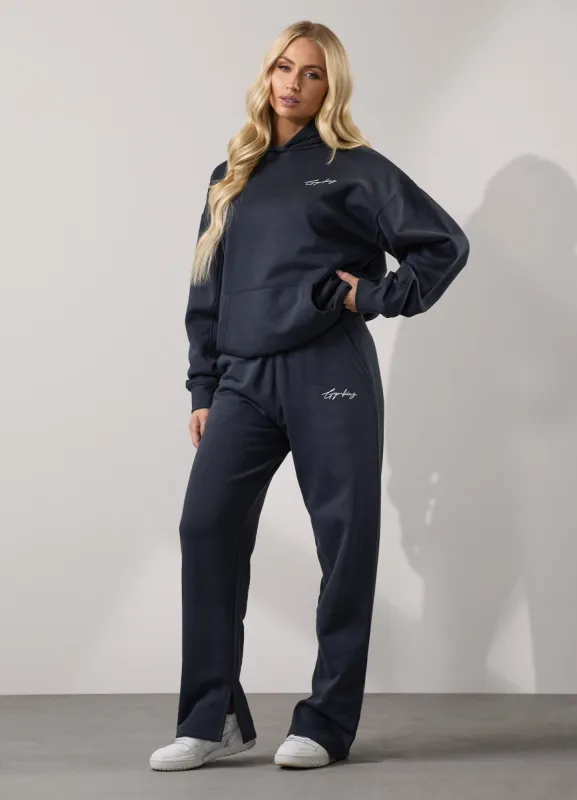 Gym King Reset Oversized Hood Tracksuit - Midnight Blue sold by The Gym King