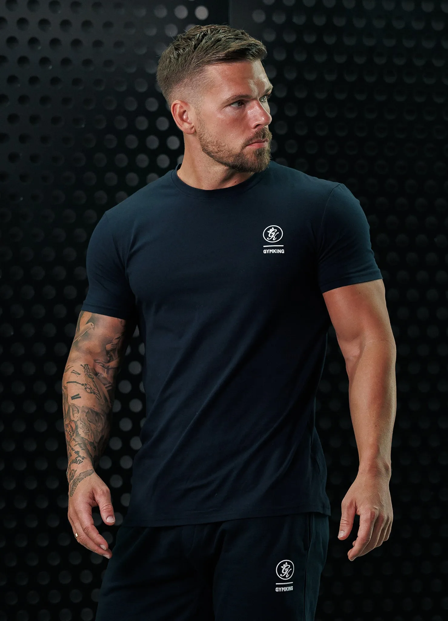 Gym King Aventus Tee - Navy sold by The Gym King product image thumbnail 3