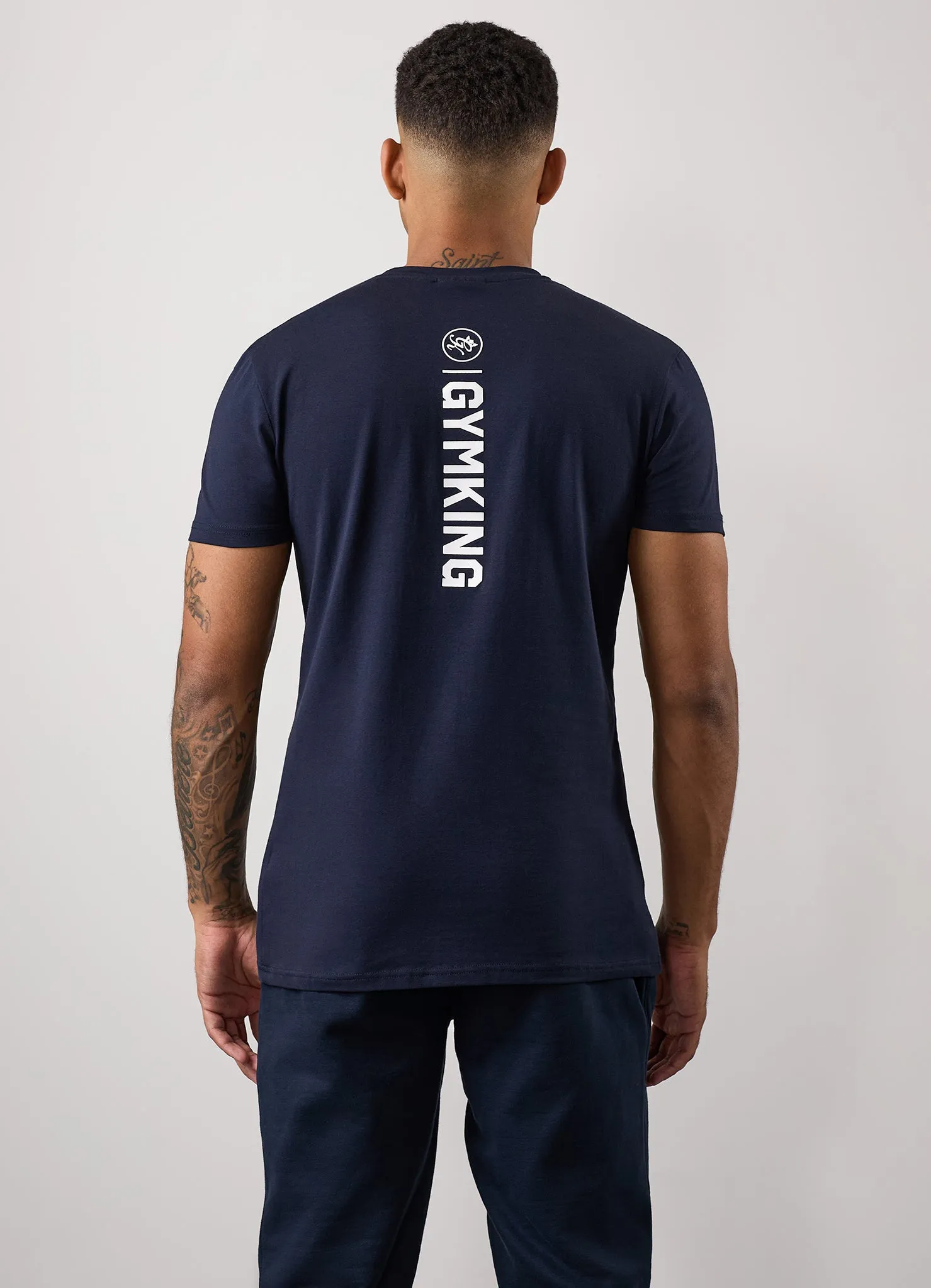 Gym King Aventus Tee - Navy sold by The Gym King product image thumbnail 5