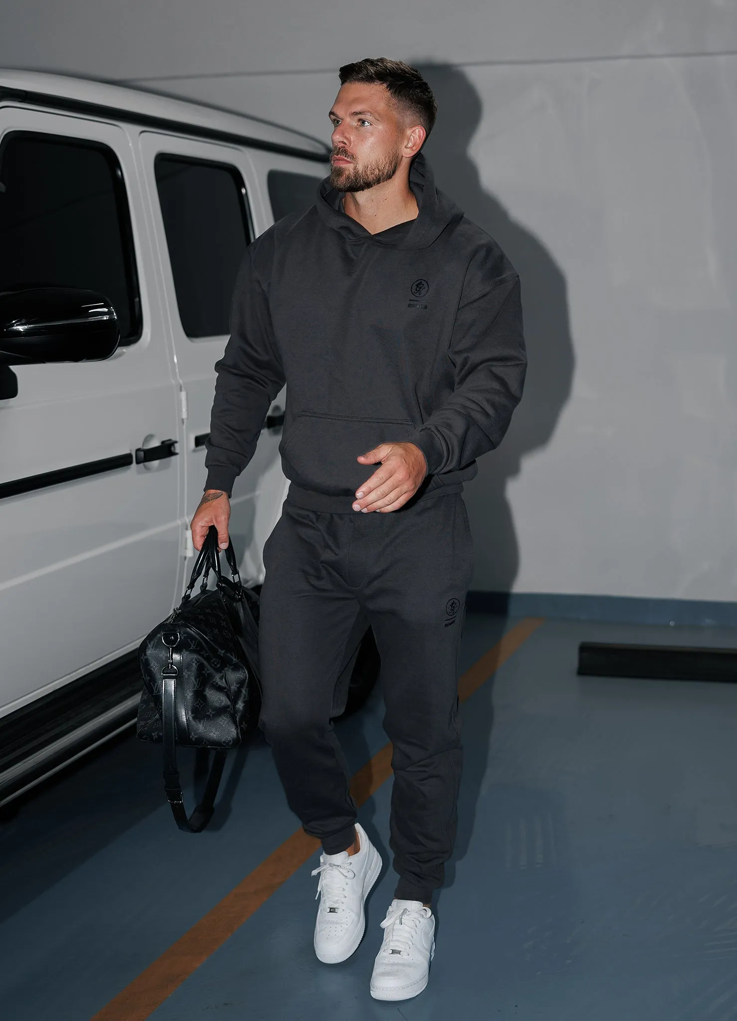 Gym King Aventus Fleece Jogger - Dark Pewter sold by The Gym King product image thumbnail 4