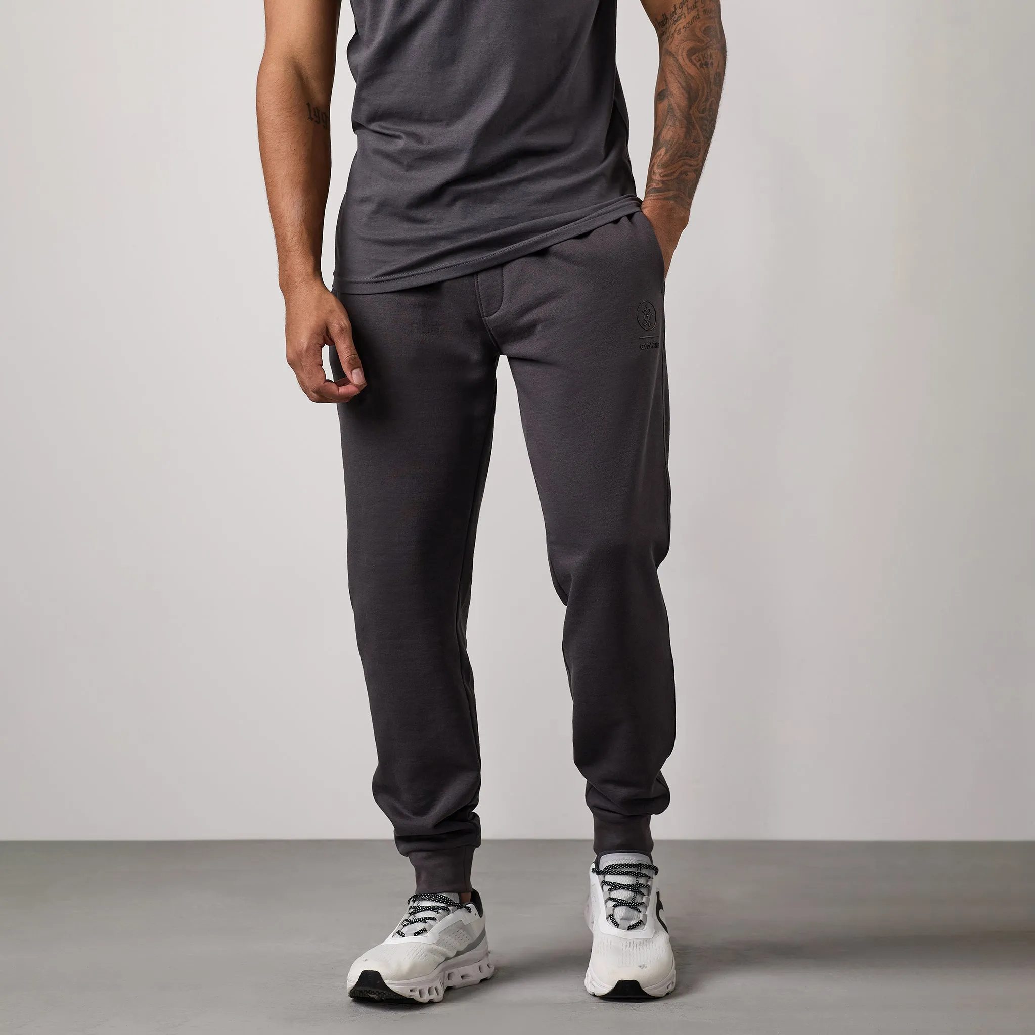 Gym King Aventus Fleece Jogger - Dark Pewter sold by The Gym King product image thumbnail 2