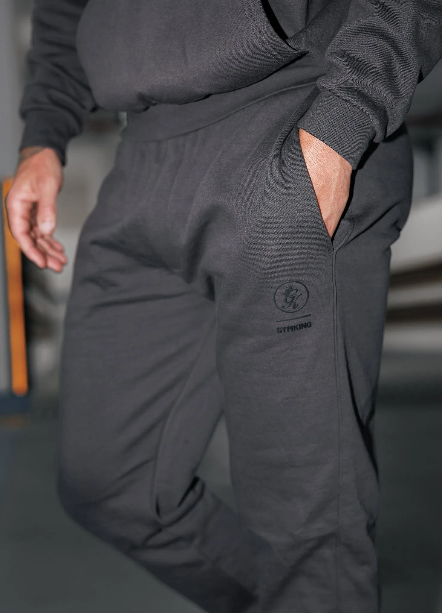 Gym King Aventus Fleece Jogger - Dark Pewter sold by The Gym King product image thumbnail 3