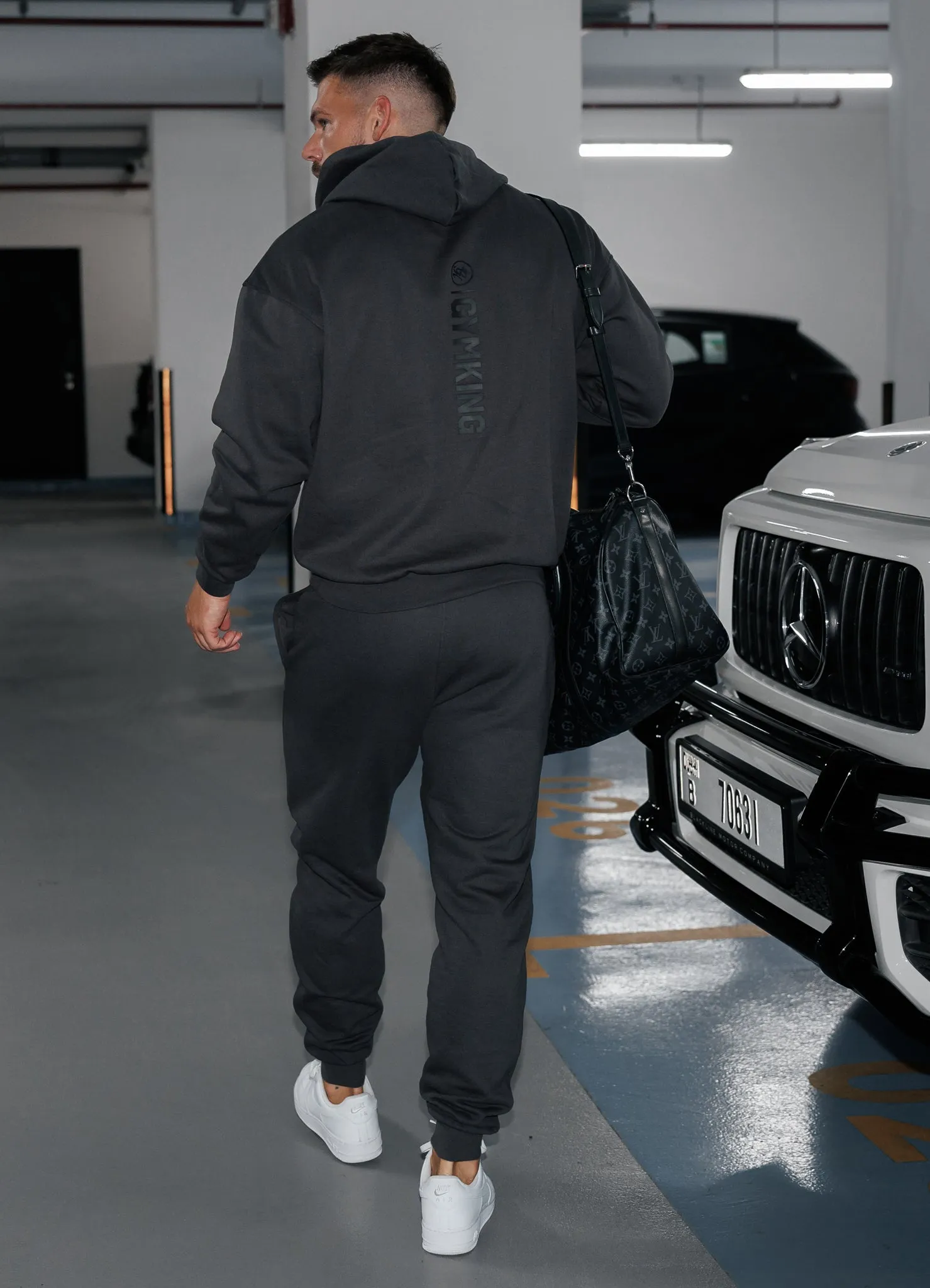 Gym King Aventus Fleece Jogger - Dark Pewter sold by The Gym King product image thumbnail 5