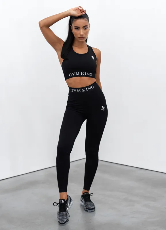 Gym King Sport Seamless Legging - Black sold by The Gym King