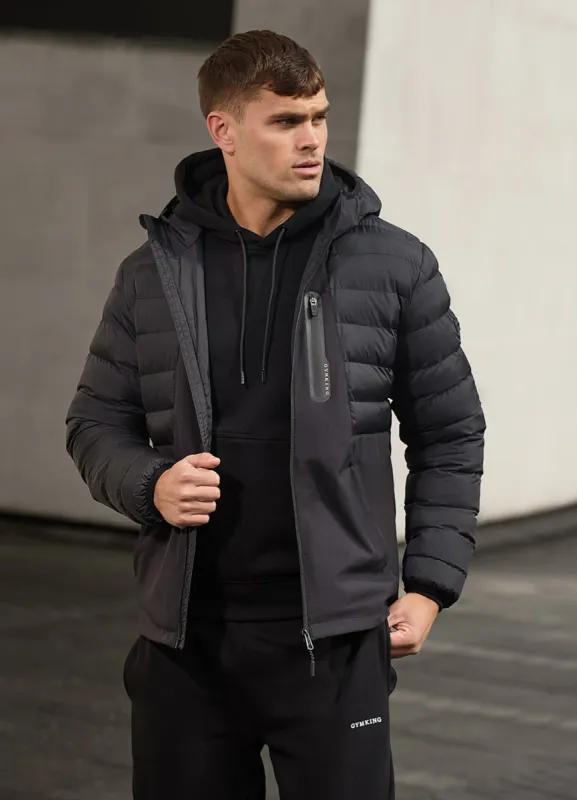 Gym King Summit Hybrid Jacket - Black sold by The Gym King