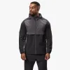 Gym King Advance Tracksuit Top - Black/Fossil Grey sold by The Gym King