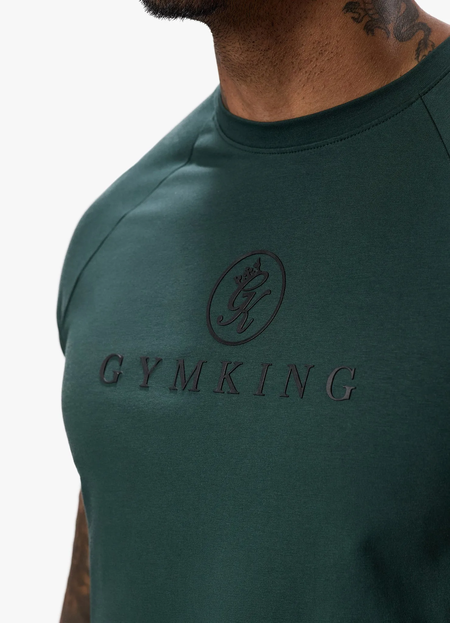 Gym King Pro Jersey Tee - Deep Forest Green sold by The Gym King product image thumbnail 4