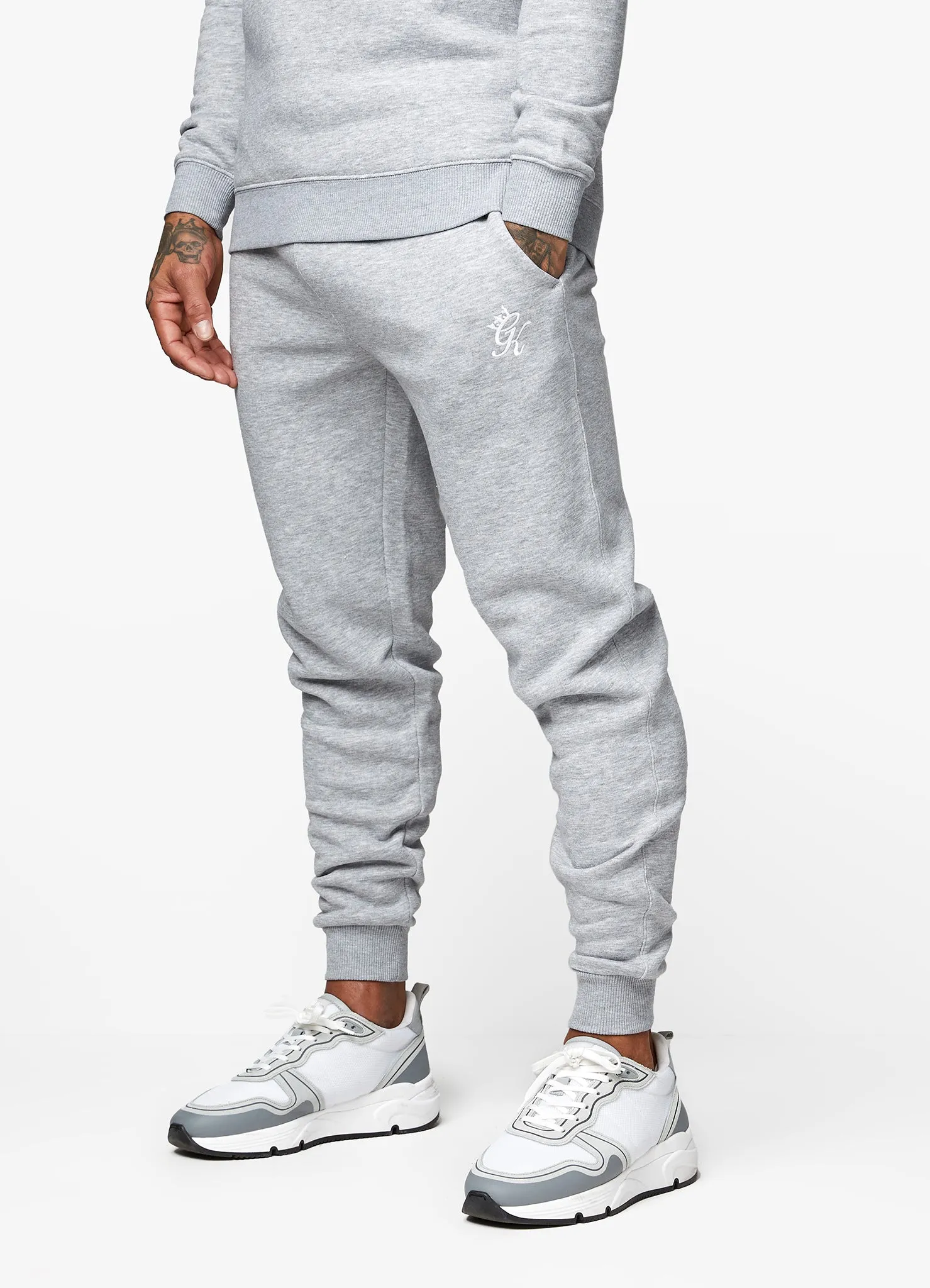 Gym King Fundamental Fleece Jogger - Grey Marl sold by The Gym King product image thumbnail 5