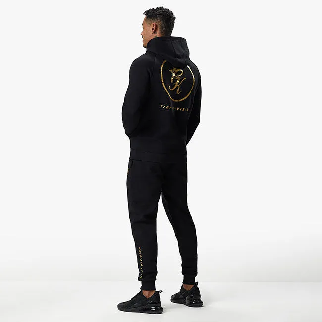 Gym King Fight Division Hood - Black/Gold sold by The Gym King product image thumbnail 2