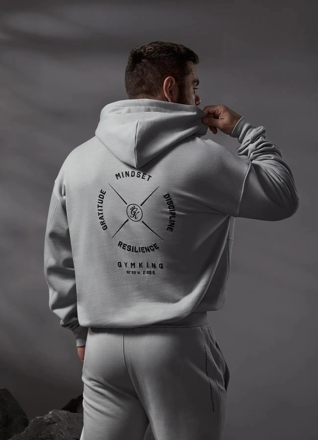 Gym King Compass Urban Grey Tracksuit - Black sold by The Gym King product image thumbnail 4