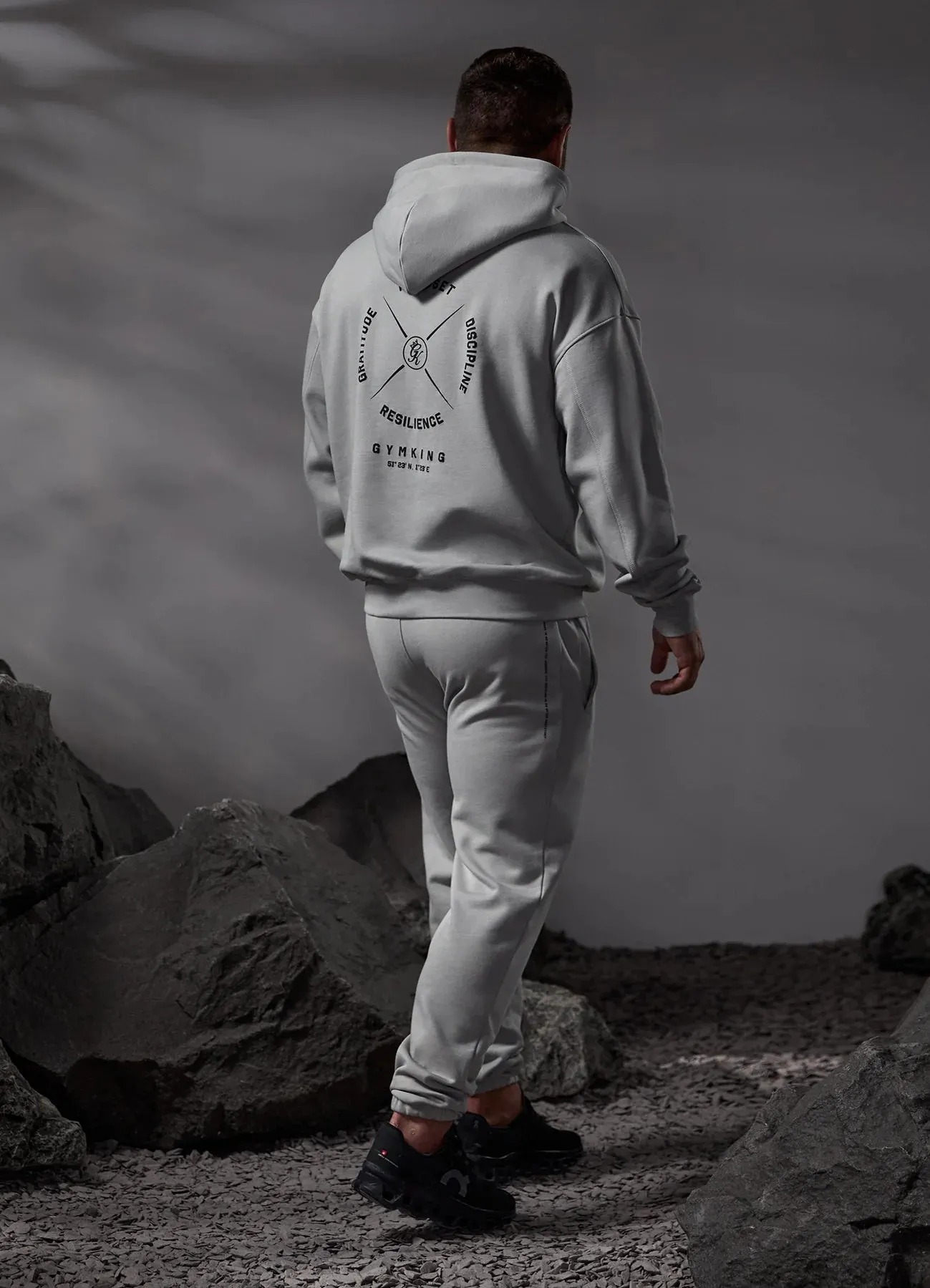 Gym King Compass Urban Grey Tracksuit - Black sold by The Gym King